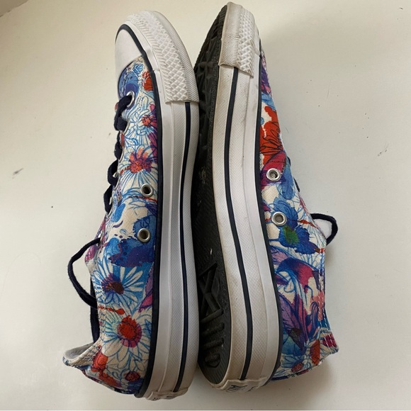 Converse low top watercolor flowers floral 8 - Picture 7 of 9